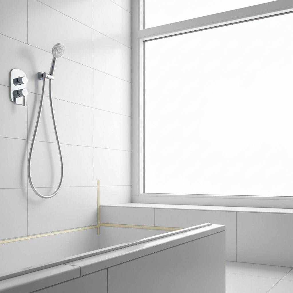 Professional bathroom sealing